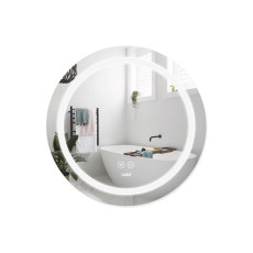 Зеркало в ванную с подсветкой, антизапотеванием, диммером Lidz Aria 60х60 см (LD78LR600)