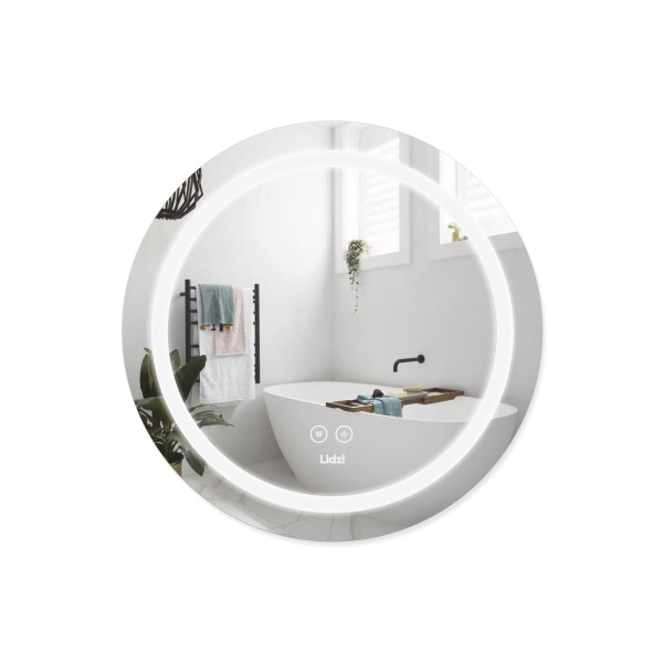 Зеркало в ванную с подсветкой, антизапотеванием, диммером Lidz Aria 60х60 см (LD78LR600), фото 1