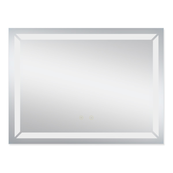 Зеркало в ванную с подсветкой, с антизапотеванием Qtap Mideya 80х60 см (QT2078B605W), фото 2