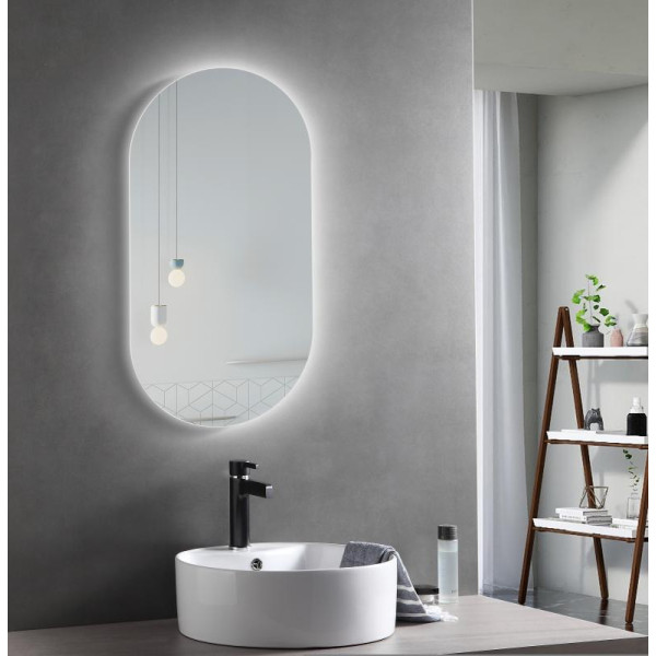 Зеркало в ванную с подсветкой Qtap Scorpio 50х90 см (QT14783001W), фото 3