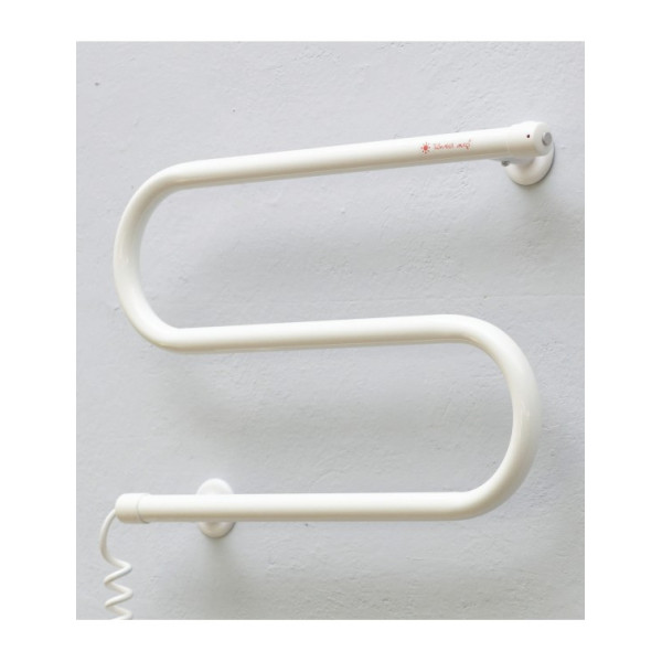 Рушникосушка електрична Теплий Світ Змійка плюс ліве підключення, фото 1