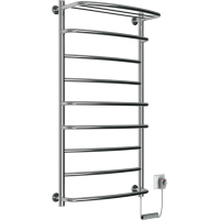 Рушникосушка електрична ELNA Каскад 9 з полицею Праве підключення