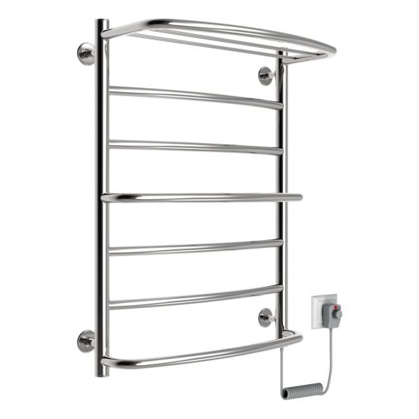 Полотенцесушитель электрический ELNA Каскад 7 с полкой Правое подключение, фото 1