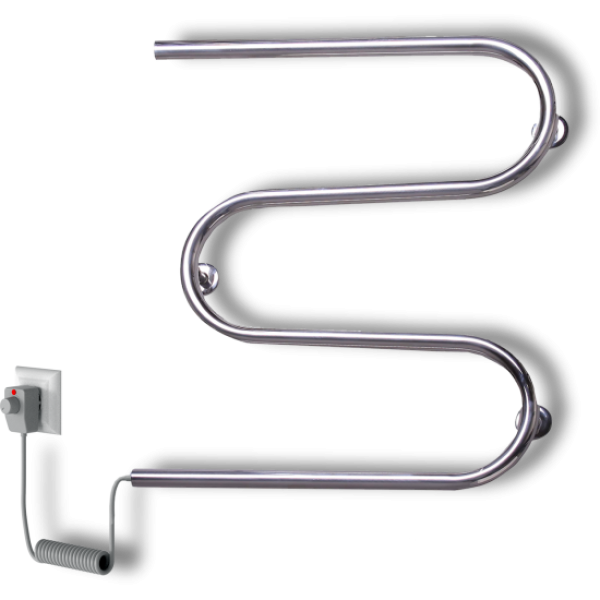 Рушникосушка електрична ELNA Змійка М Ліве підключення, фото 1