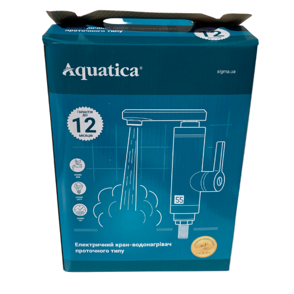 Проточний водонагрівач для кухні Aquatica NZ-6B142W, фото 4