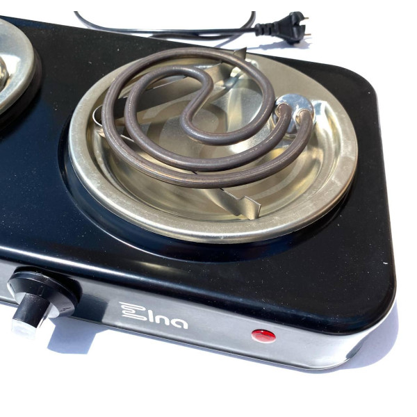 Плита електрична настільна 2 конфорки Elna 200Н, фото 2