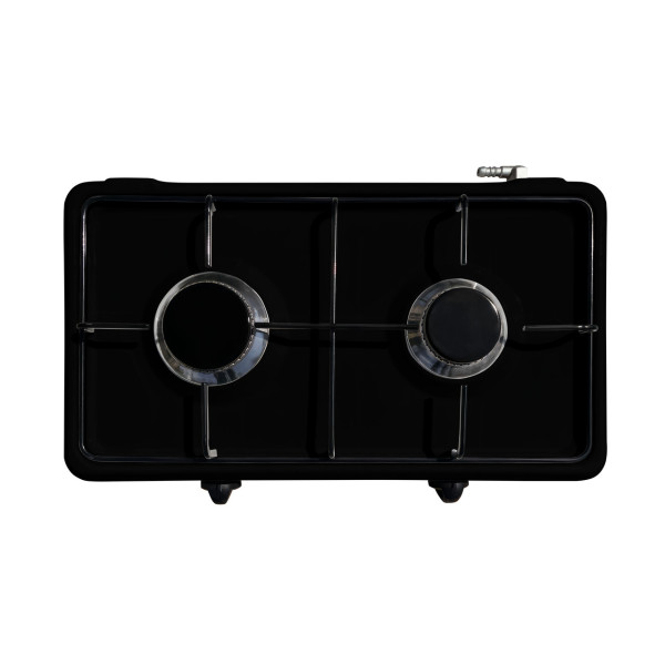 Плита газова настільна 2 конфорки Borgio 1920B, фото 2
