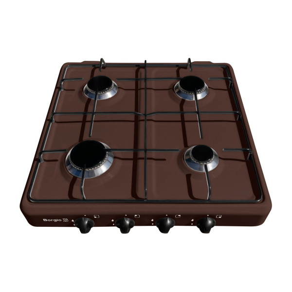 Плита газова настільна 4 конфорки Borgio 1940BRW, фото 1