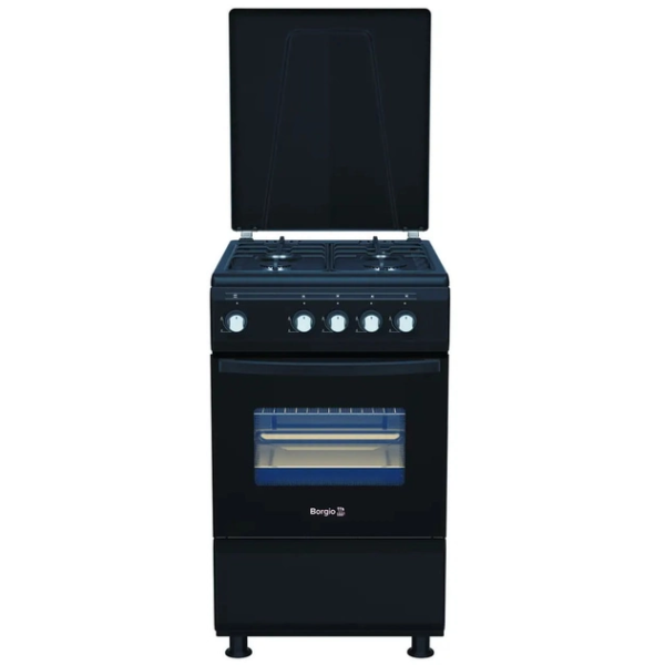 Плита газова Borgio GG 540 BL MBBL Чорна, фото 1