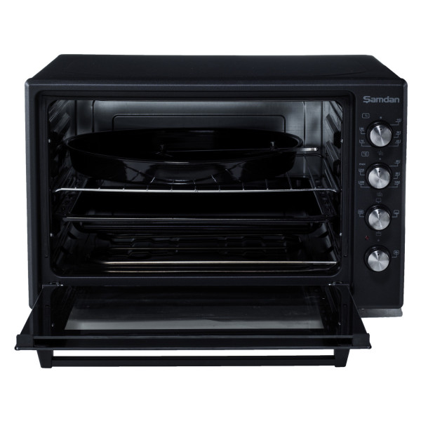 Духовка електрична Borgio 2024 Чорна 70 літрів, фото 2