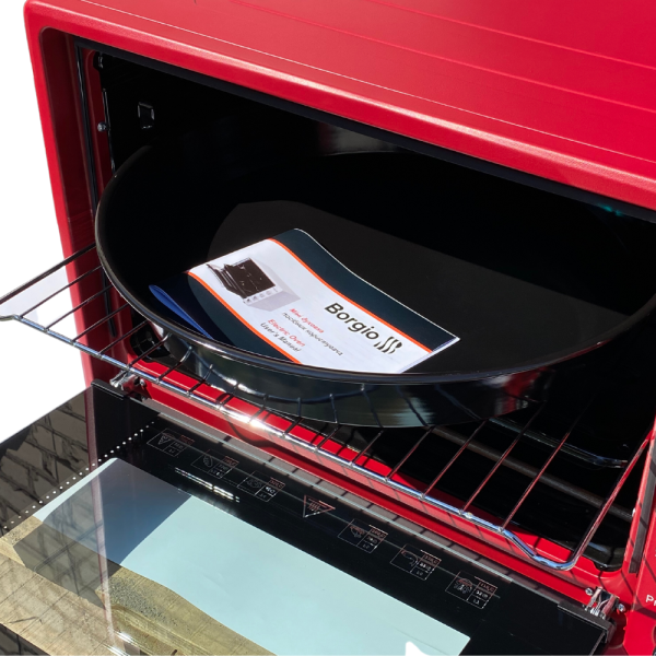 Духовка електрична Borgio 2024 Червона 70 літрів, фото 4