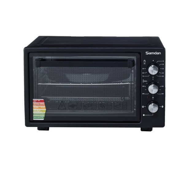Духовка електрична Samdan 2011 Чорна 36 літрів, фото 2