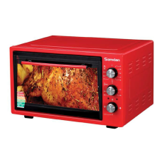 Духовка електрична Samdan 2011 Червона 36 літрів