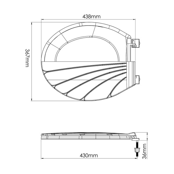 Кришка для унітазу Nova Shell 2040, фото 2