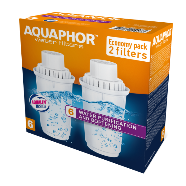 Аквафор B6 (В100-6) фільтр для глечика комплект 2 шт, фото 1