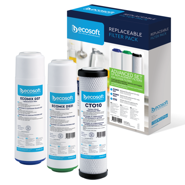 Ecosoft CRV3ECO картриджі для потрійного фільтра, фото 5