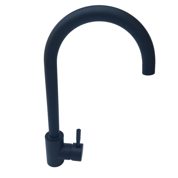 Змішувач для гранітної мийки Kraft 7001 Чорний, фото 1