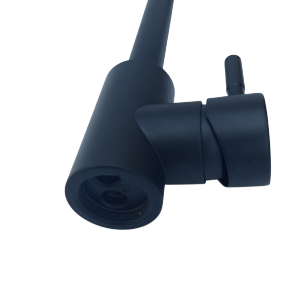 Змішувач для гранітної мийки Kraft 7001 Чорний, фото 4