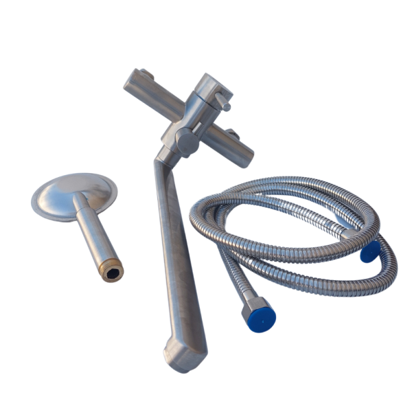 Змішувач для ванної Kraft 4008-2 з лійкою для душу, фото 3