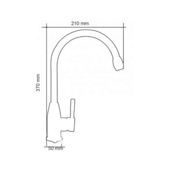 Смеситель для кухни Kraft 2002 / 8102, фото 4