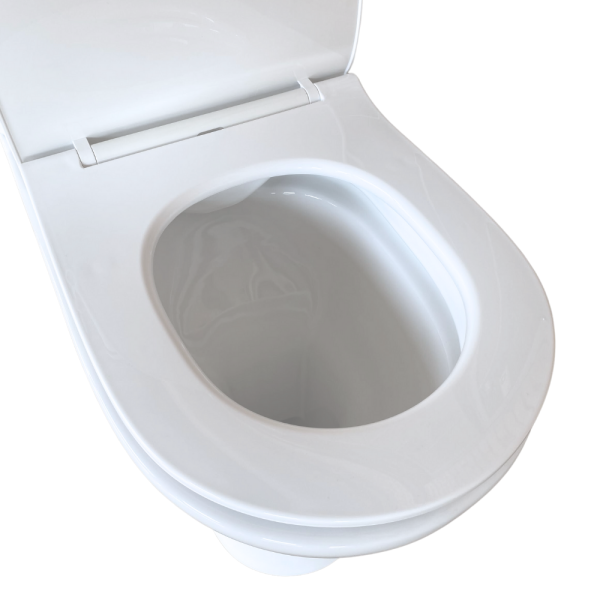 Унітаз безободковий з бачком Keramika Nova F6145, фото 5