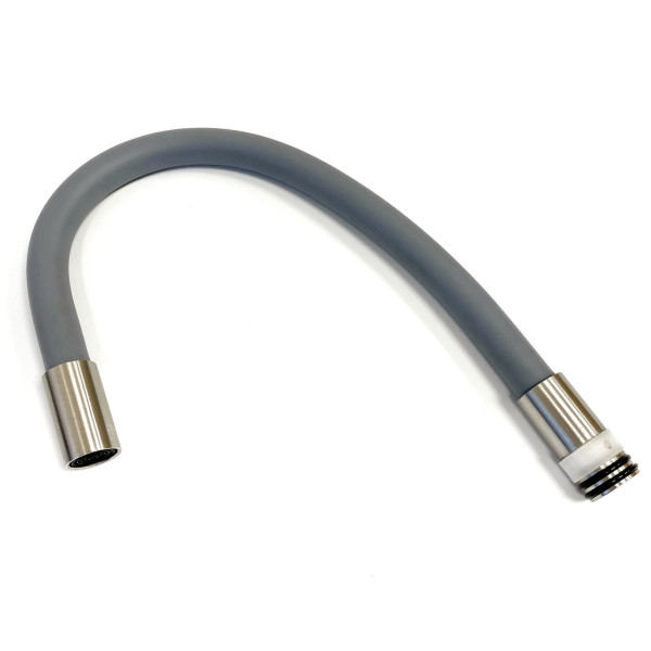 Гусак для змішувача гнучкий сірий 1/2 Kraft 6787, фото 2