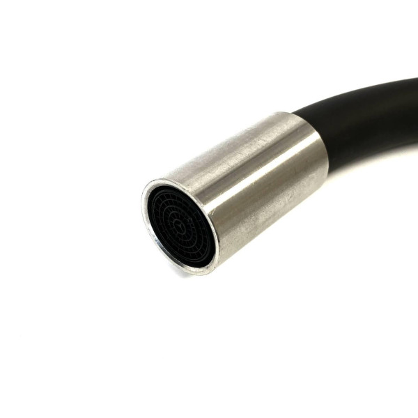 Гусак для змішувача гнучкий чорний 1/2 Kraft 6818, фото 3