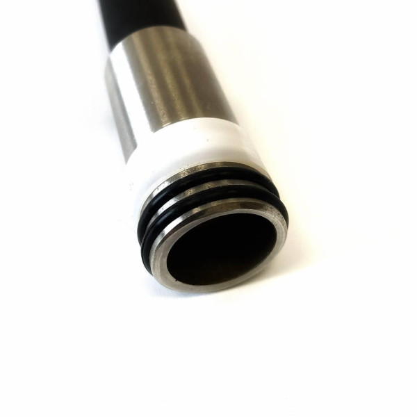 Гусак для змішувача гнучкий чорний 1/2 Kraft 6818, фото 4