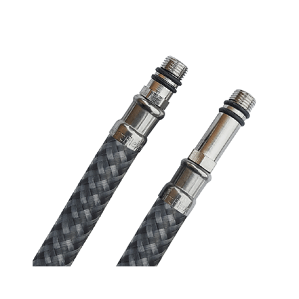 Шланги для змішувача нейлонові 0,5 м SmartFlex М10 1/2" (пара), фото 1