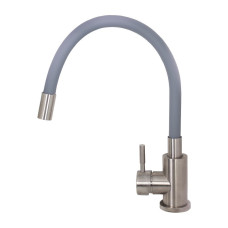 Змішувач для кухні гнучкий Britc SS-04 Сірий