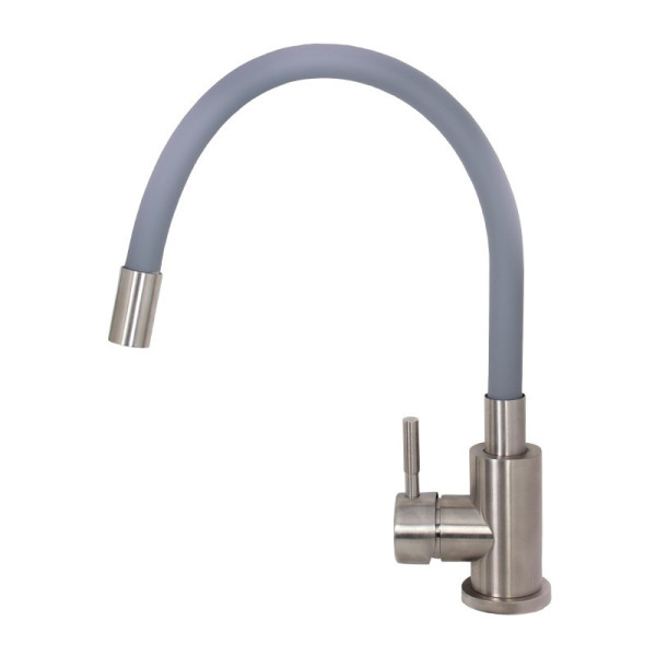 Смеситель для кухни гибкий Britc SS-04 Серый, фото 1