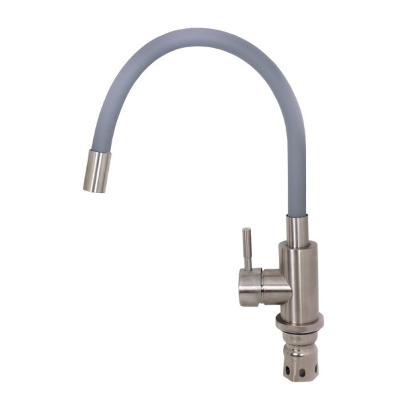 Смеситель для кухни гибкий Britc SS-04 Серый, фото 3