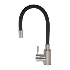 Смеситель для кухни гибкий Britc SS-03 Черный