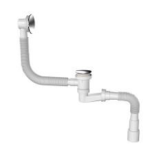 Сифон для ванни автомат з донним клапаном Nova 1542