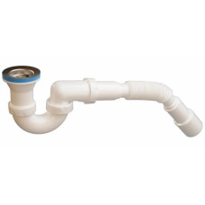 Сифон для душової кабіни U-образний 130 мм Nova 1620