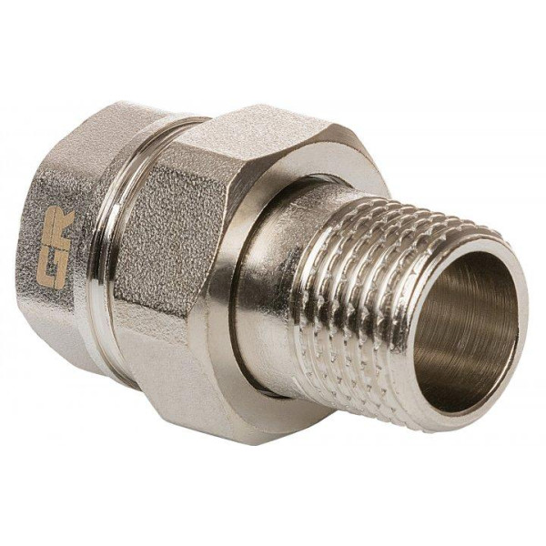 Згін з накидною гайкою 1/2" Iger 15 прямий, фото 2