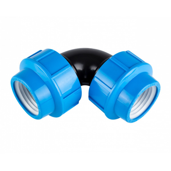 Коліно зʼєднувальне поліетиленове 32 мм Unisera (1402), фото 1
