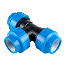 Трійник зʼєднувальний поліетиленовий 32 мм Unisera 70 (1302)