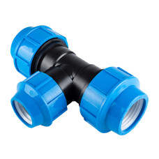 Трійник редукційний поліетиленовий 25х20х25 мм Unisera 125 (1700)