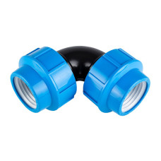 Коліно зʼєднувальне поліетиленове 40 мм Unisera (1403)