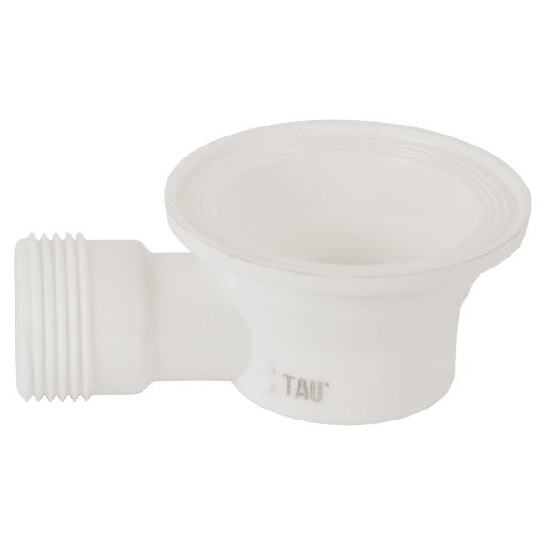 Сифон для ванни прямоточний з пробкою на ланцюжку і гнучким відведенням Ø40/50 мм TAU, фото 6