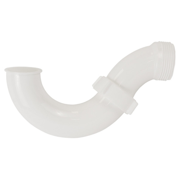 Сифон для ванни прямоточний з пробкою на ланцюжку і гнучким відведенням Ø40/50 мм TAU, фото 7