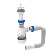 Сифон для мийки 1 1/2" Tau 9842730